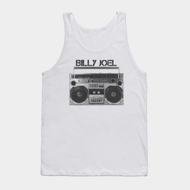 Billy Joel / Hip Hop Tape Tank Top by SecondLife.Art